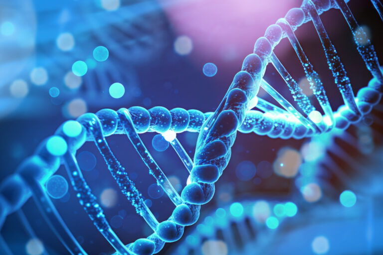 geny w spektrum autyzmu - cząsteczka DNA
