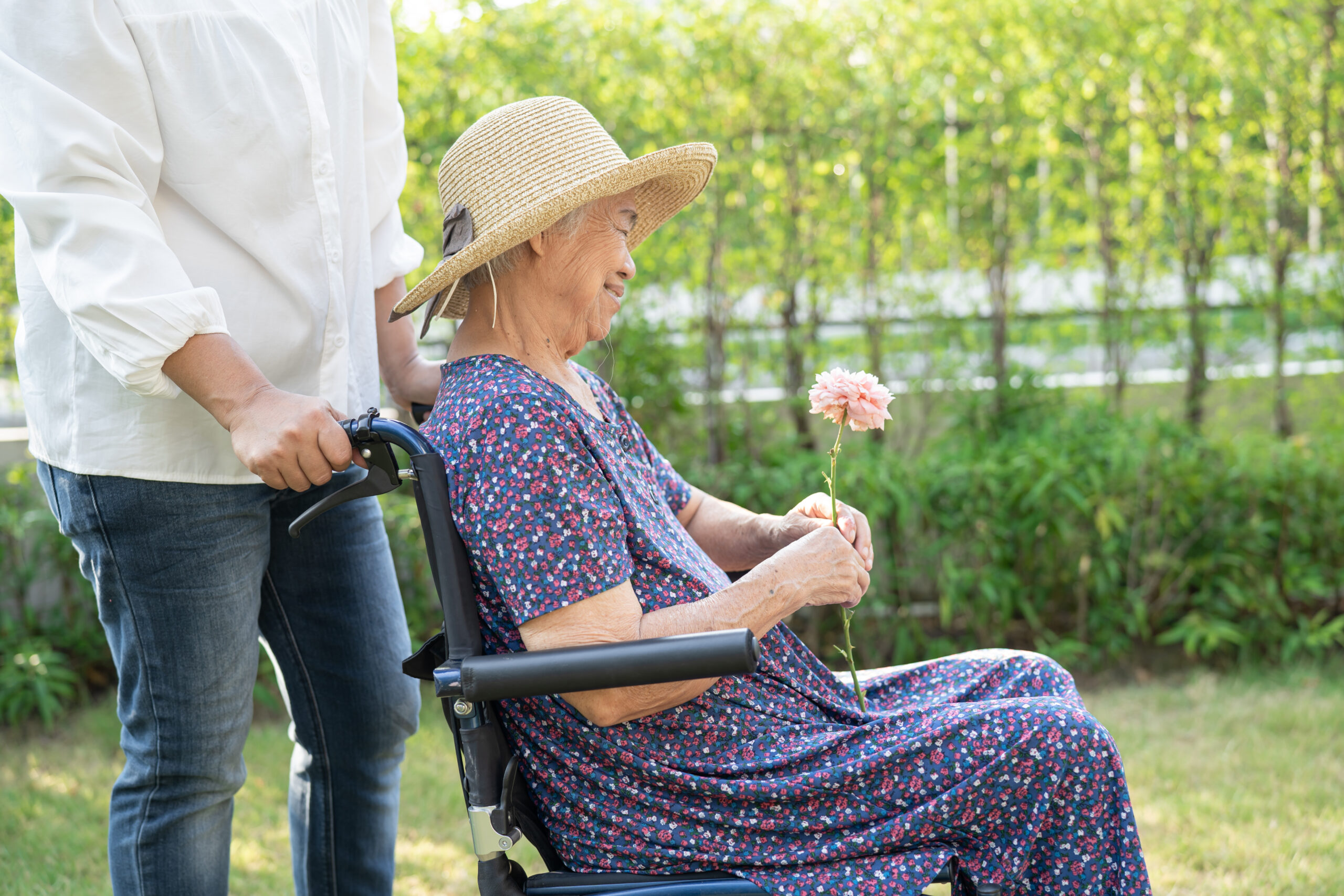 Osoba dotknięta chorobą Parkinsona